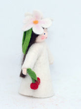 Cherry Blossom Fairy (2.5" miniature standing felt doll, holding fruit)