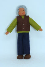 Grandfather Doll (5" miniature bendable felt doll)