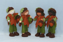 Acorn Friends (handmade bendable doll set) - Eco Flower Fairies LLC - Waldorf Doll Shop - Handmade by Ambrosius