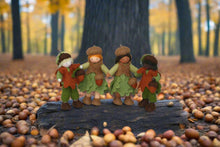 Acorn Friends (handmade bendable doll set) - Eco Flower Fairies LLC - Waldorf Doll Shop - Handmade by Ambrosius