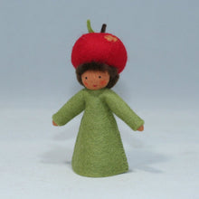 Apple Fairy (handmade decorative felt doll) - Eco Flower Fairies LLC - Waldorf Doll Shop - Handmade by Ambrosius