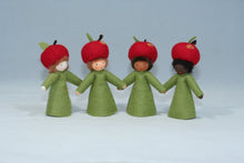 Apple Fairy (handmade decorative felt doll) - Eco Flower Fairies LLC - Waldorf Doll Shop - Handmade by Ambrosius