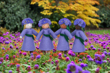 Aster Fairy (handmade decorative felt doll) - Eco Flower Fairies LLC - Waldorf Doll Shop - Handmade by Ambrosius