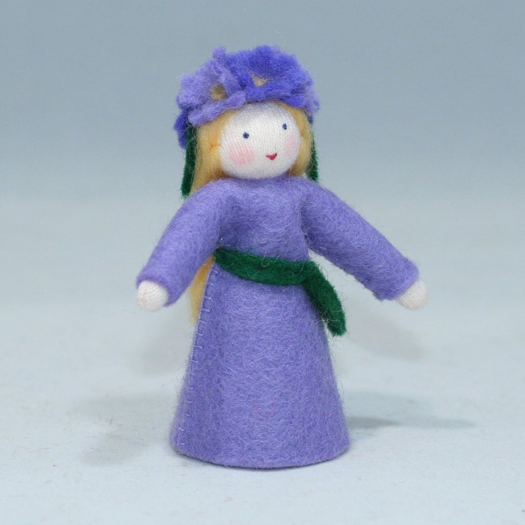 Aster Fairy (handmade decorative felt doll) - Eco Flower Fairies LLC - Waldorf Doll Shop - Handmade by Ambrosius