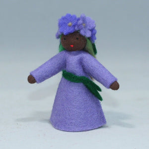 Aster Fairy (handmade decorative felt doll) - Eco Flower Fairies LLC - Waldorf Doll Shop - Handmade by Ambrosius