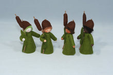 Cattail Fairy (handmade decorative felt doll) - Eco Flower Fairies LLC - Waldorf Doll Shop - Handmade by Ambrosius