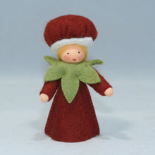 Chestnut Mother and Baby (handmade decorative felt doll) - Eco Flower Fairies LLC - Waldorf Doll Shop - Handmade by Ambrosius