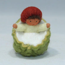 Chestnut Mother and Baby (handmade decorative felt doll) - Eco Flower Fairies LLC - Waldorf Doll Shop - Handmade by Ambrosius