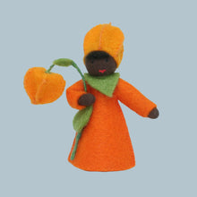 Chinese Lantern Fairy (handmade decorative felt doll) - Eco Flower Fairies LLC - Waldorf Doll Shop - Handmade by Ambrosius