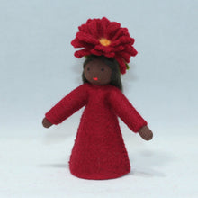 Chrysanthemum Fairy (handmade decorative felt doll) - Eco Flower Fairies LLC - Waldorf Doll Shop - Handmade by Ambrosius