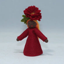 Chrysanthemum Fairy (handmade decorative felt doll) - Eco Flower Fairies LLC - Waldorf Doll Shop - Handmade by Ambrosius