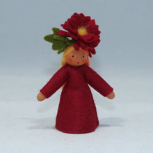 Chrysanthemum Fairy (handmade decorative felt doll) - Eco Flower Fairies LLC - Waldorf Doll Shop - Handmade by Ambrosius