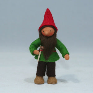 Forest Gnome Family (handmade bendable doll set) - Eco Flower Fairies LLC - Waldorf Doll Shop - Handmade by Ambrosius