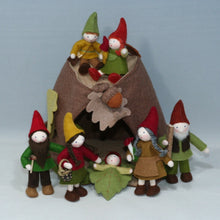 Forest Gnome Family (handmade bendable doll set) - Eco Flower Fairies LLC - Waldorf Doll Shop - Handmade by Ambrosius