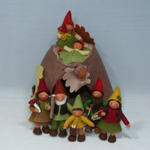 Forest Gnome Family (handmade bendable doll set) - Eco Flower Fairies LLC - Waldorf Doll Shop - Handmade by Ambrosius