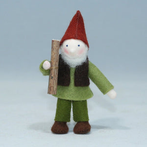 Forest Gnome Family (handmade bendable doll set) - Eco Flower Fairies LLC - Waldorf Doll Shop - Handmade by Ambrosius