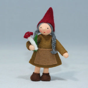 Forest Gnome Family (handmade bendable doll set) - Eco Flower Fairies LLC - Waldorf Doll Shop - Handmade by Ambrosius