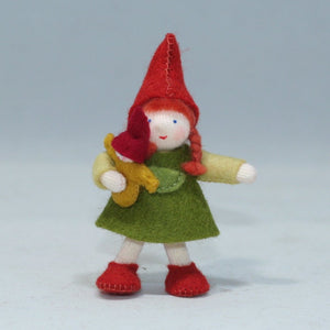 Forest Gnome Family (handmade bendable doll set) - Eco Flower Fairies LLC - Waldorf Doll Shop - Handmade by Ambrosius