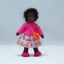 Girl Doll (3.5" handmade bendable felt doll)