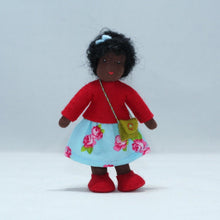 Girl Doll (3.5" handmade bendable felt doll)