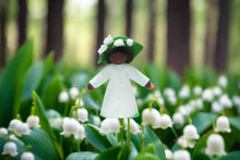 Lily of the Valley Prince (2.5" handmade decorative felt doll)