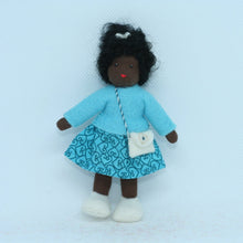 Girl Doll (3.5" handmade bendable felt doll)