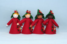 Poinsettia Fairy | Waldorf Doll Shop | Eco Flower Fairies | Handmade by Ambrosius