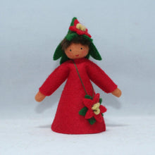 Poinsettia Fairy | Waldorf Doll Shop | Eco Flower Fairies | Handmade by Ambrosius