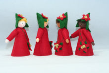 Poinsettia Fairy | Waldorf Doll Shop | Eco Flower Fairies | Handmade by Ambrosius