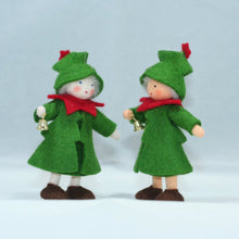 Christmas Tree Fairy (handmade decorative felt doll) - Eco Flower Fairies LLC - Waldorf Doll Shop - Handmade by Ambrosius