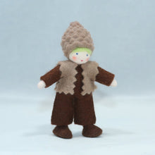 Pine Cone Fairy (handmade decorative felt doll) - Eco Flower Fairies LLC - Waldorf Doll Shop - Handmade by Ambrosius