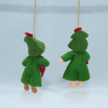 Christmas Tree Fairy (handmade decorative felt doll) - Eco Flower Fairies LLC - Waldorf Doll Shop - Handmade by Ambrosius