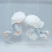 Snowflake Baby (handmade decorative felt doll) - Eco Flower Fairies LLC - Waldorf Doll Shop - Handmade by Ambrosius