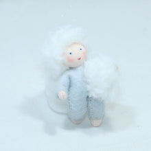 Snowflake Baby (handmade decorative felt doll) - Eco Flower Fairies LLC - Waldorf Doll Shop - Handmade by Ambrosius