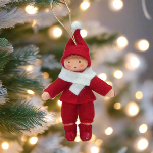 Santa's Helpers (handmade decorative felt doll) - Eco Flower Fairies LLC - Waldorf Doll Shop - Handmade by Ambrosius