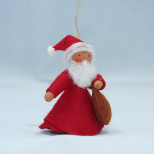 Santa Claus (handmade decorative felt doll) - Eco Flower Fairies LLC - Waldorf Doll Shop - Handmade by Ambrosius