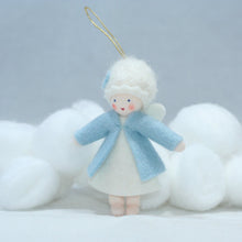 Snow Fairy (handmade decorative felt doll) - Eco Flower Fairies LLC - Waldorf Doll Shop - Handmade by Ambrosius