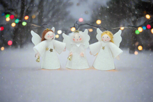 Christmas Angel (handmade decorative felt doll) - Eco Flower Fairies LLC - Waldorf Doll Shop - Handmade by Ambrosius