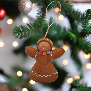 Christmas Gingerbread and Cookies (handmade decorative felt doll) - Eco Flower Fairies LLC - Waldorf Doll Shop - Handmade by Ambrosius