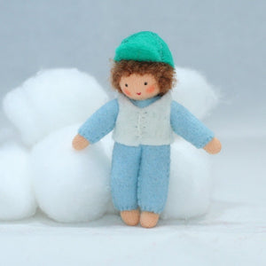 Holiday Helpers (handmade decorative felt doll) - Eco Flower Fairies LLC - Waldorf Doll Shop - Handmade by Ambrosius