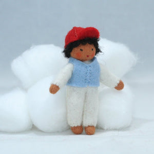 Holiday Helpers (handmade decorative felt doll) - Eco Flower Fairies LLC - Waldorf Doll Shop - Handmade by Ambrosius