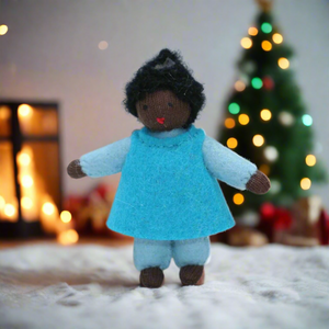 Holiday Helpers (handmade decorative felt doll) - Eco Flower Fairies LLC - Waldorf Doll Shop - Handmade by Ambrosius