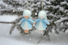 Snow Fairy (handmade decorative felt doll) - Eco Flower Fairies LLC - Waldorf Doll Shop - Handmade by Ambrosius