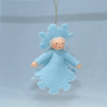 Snowflake Fairy (handmade decorative felt doll) - Eco Flower Fairies LLC - Waldorf Doll Shop - Handmade by Ambrosius