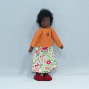 Mother Doll (4.5" handmade bendable felt doll)