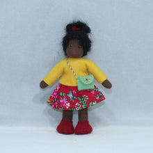 Girl Doll (3.5" handmade bendable felt doll)