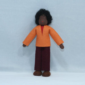 Father Doll (5"handmade bendable felt doll)