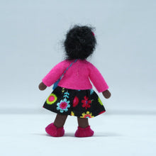 Girl Doll (3.5" handmade bendable felt doll)