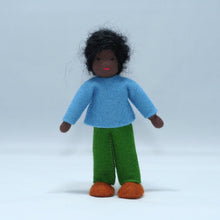 Boy Doll (4" handmade bendable felt doll)