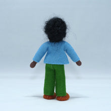 Boy Doll (4" handmade bendable felt doll)